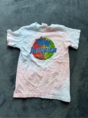 Tie Dye Kids Unisex cotton Tee Jamaica